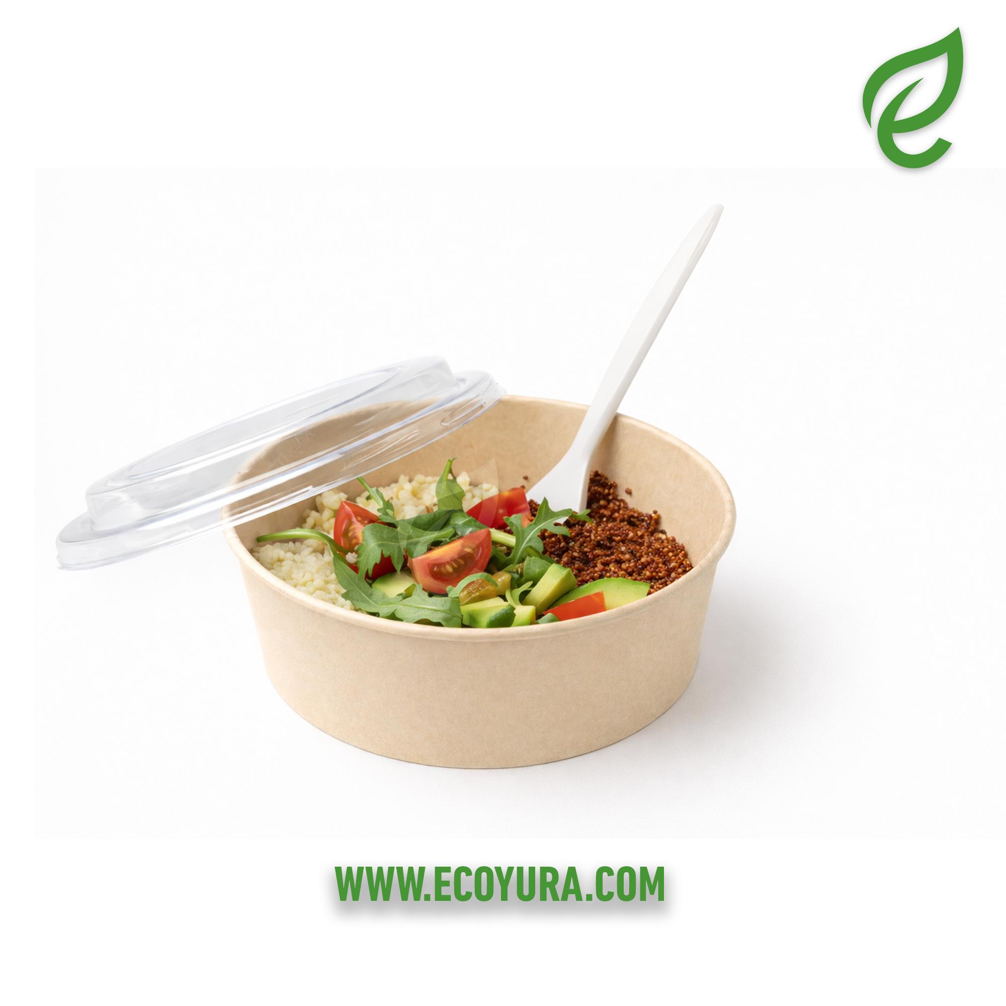 Gallery image for BOWLS DE BAMBÚ 750 ML + TAPA PET.