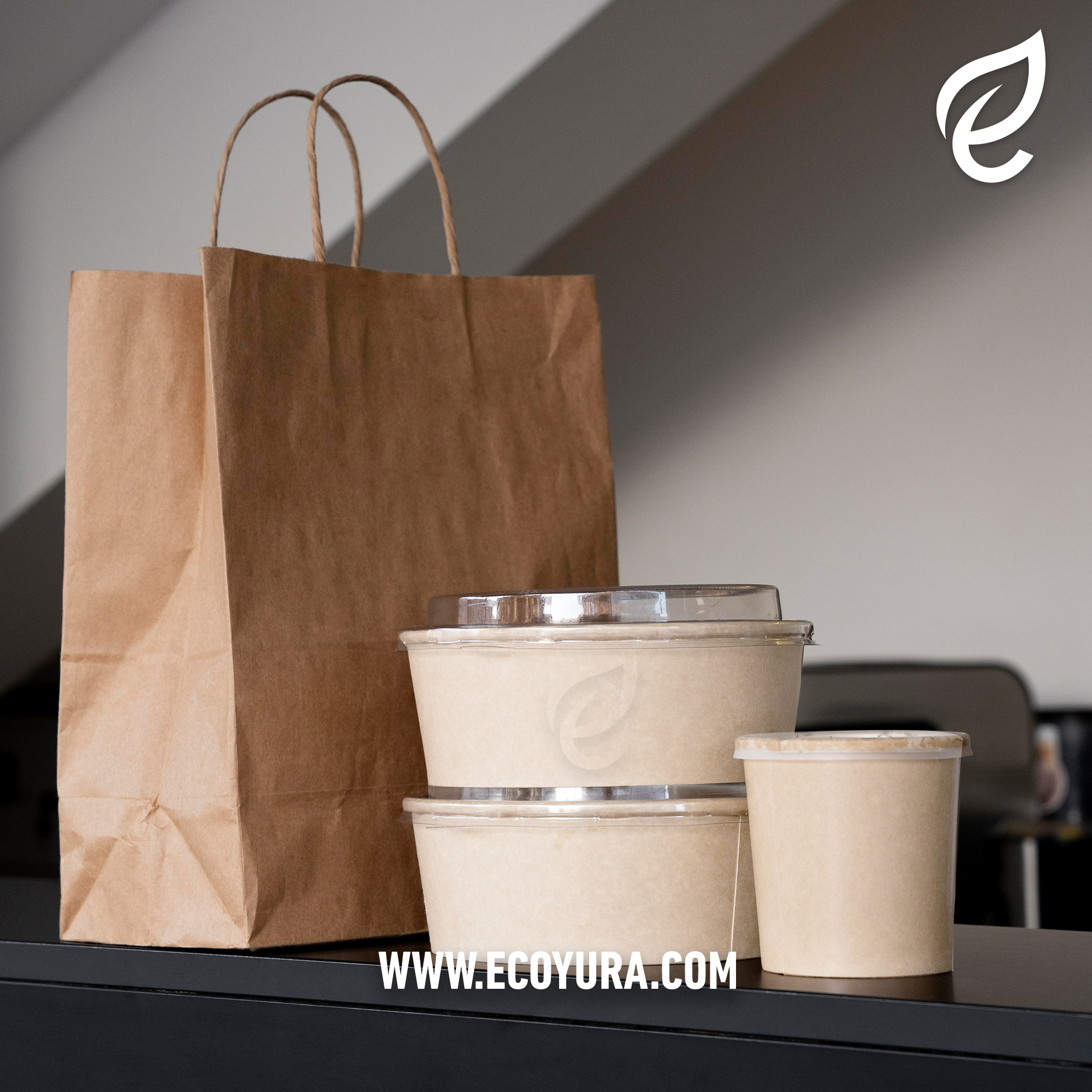 Gallery image for BOWLS DE BAMBÚ 1300 ML + TAPA PET.
