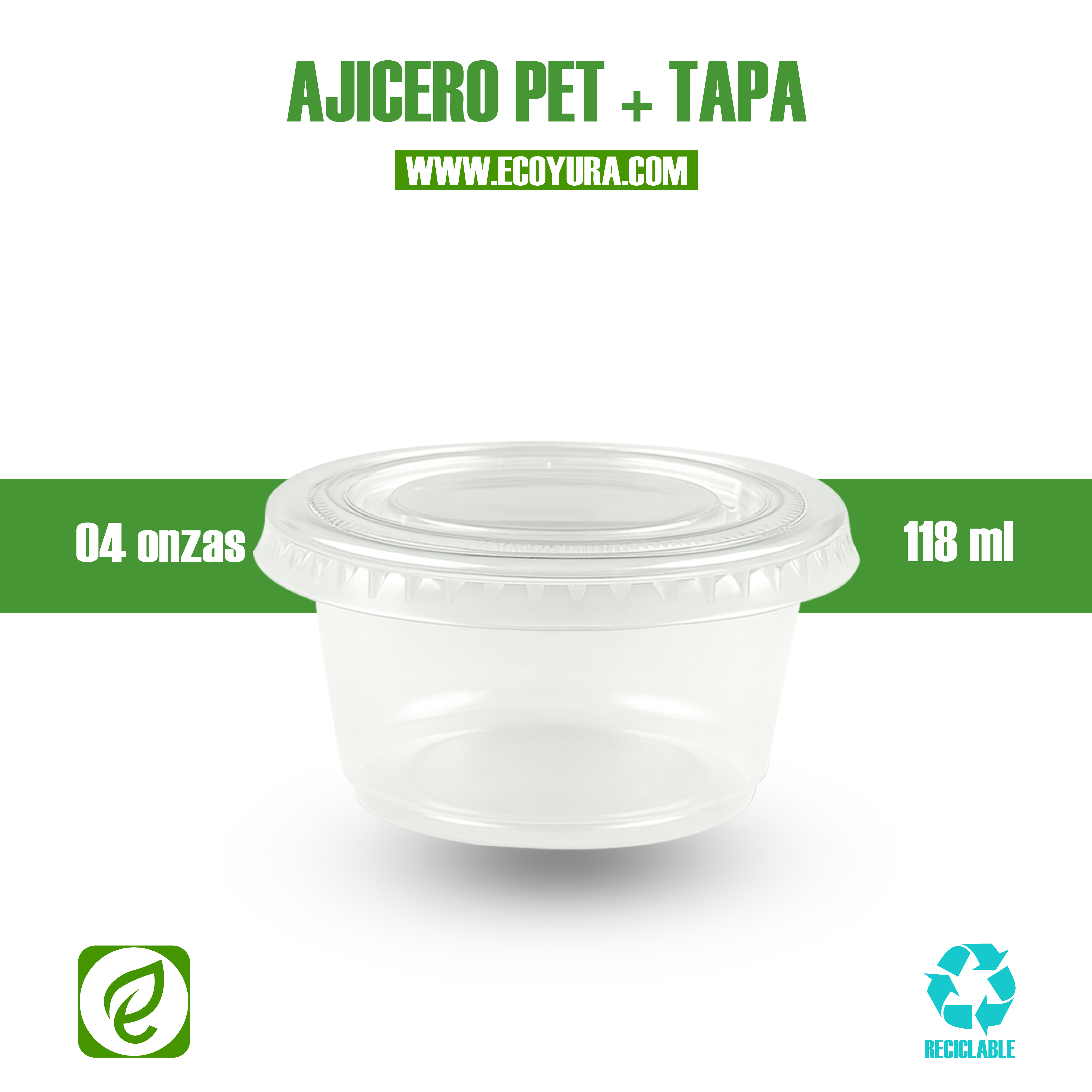 AJICERO PET 04 oz + TAPA