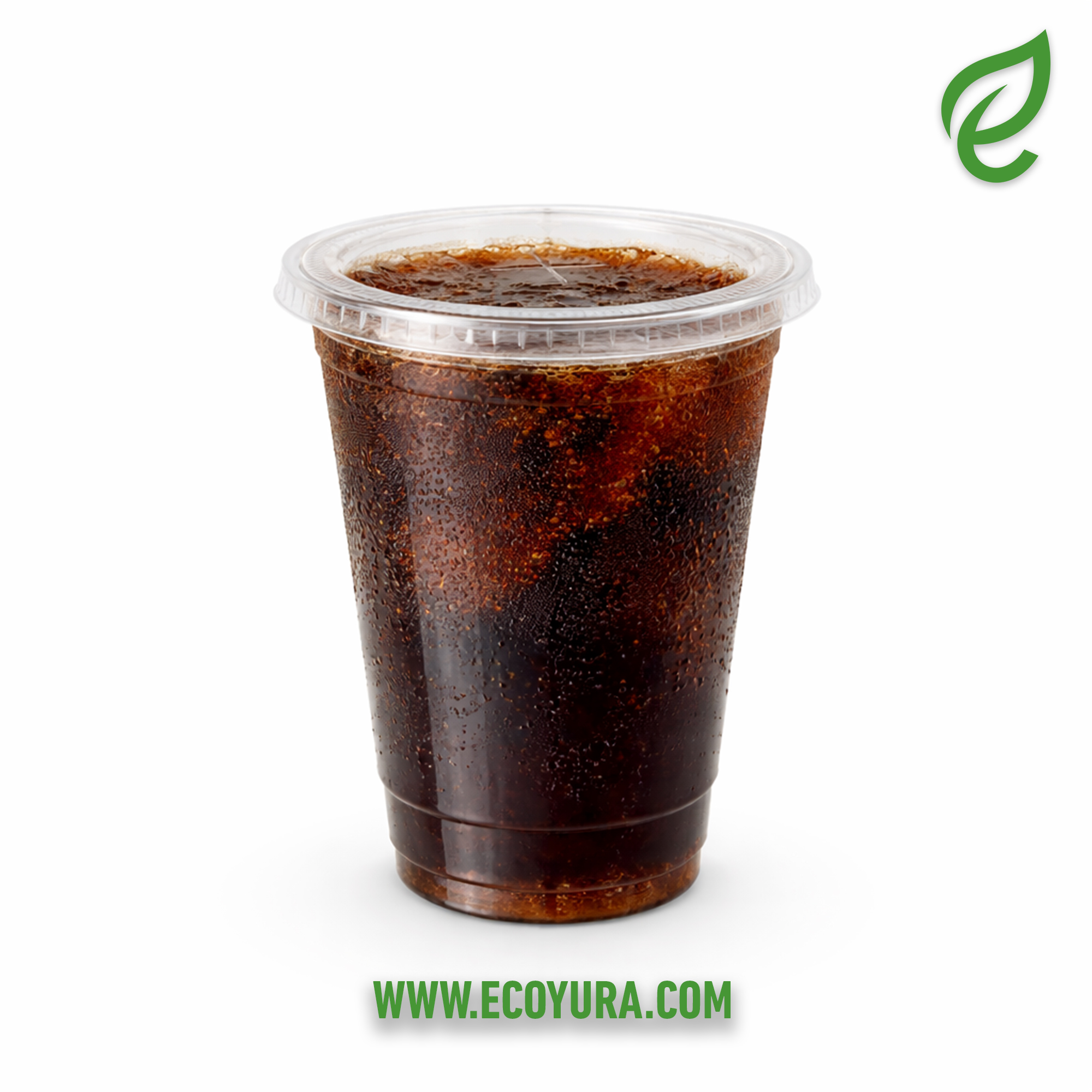 Gallery image for VASO PET DE 10 oz CON TAPA PLANA