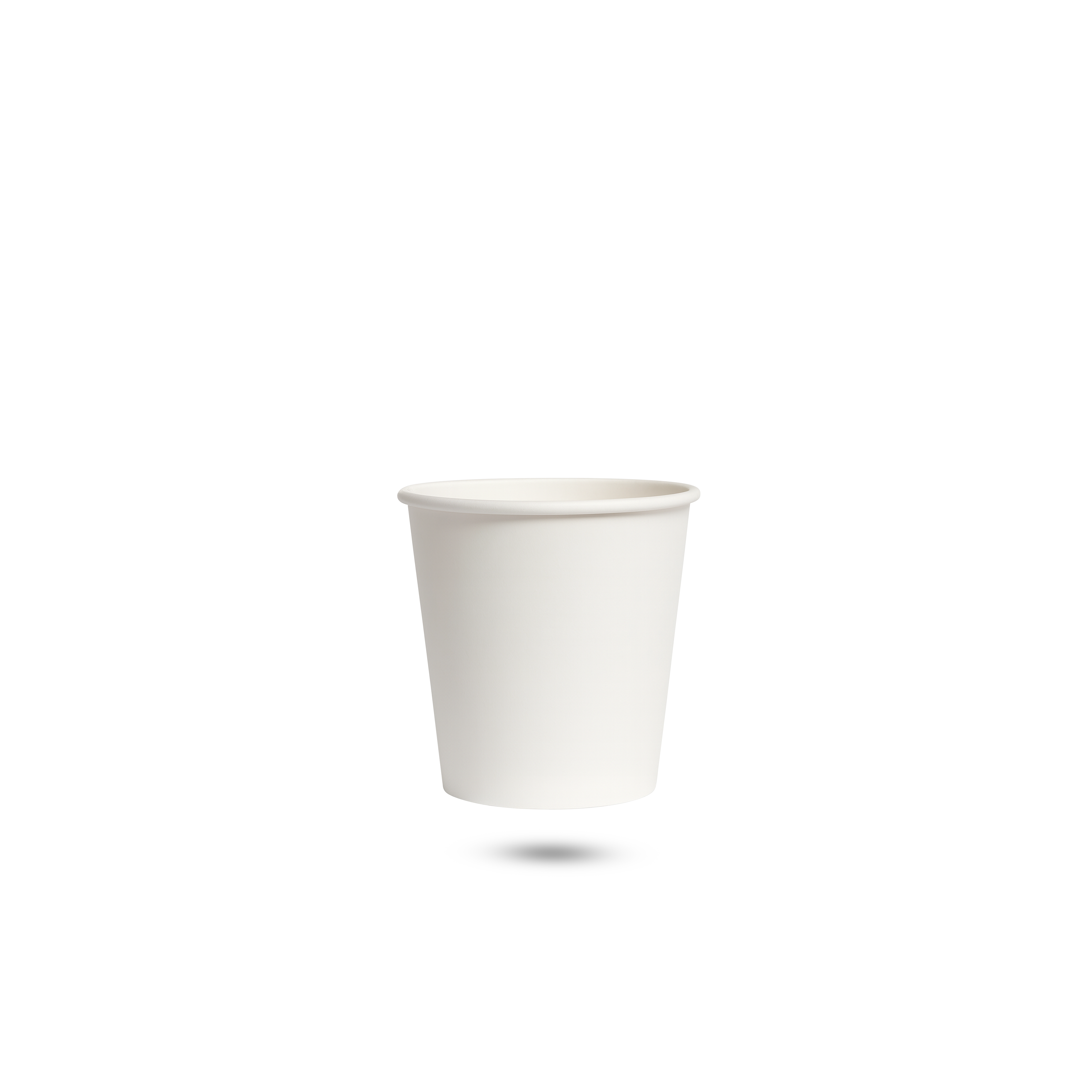 Vaso de Polipapel 4 oz Blanco para Bebidas Frías y Calientes